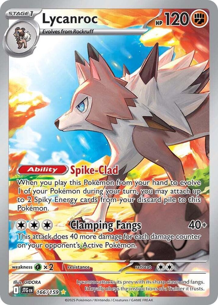 Lycanroc 166/159 (SV09: Journey Together) - Holofoil