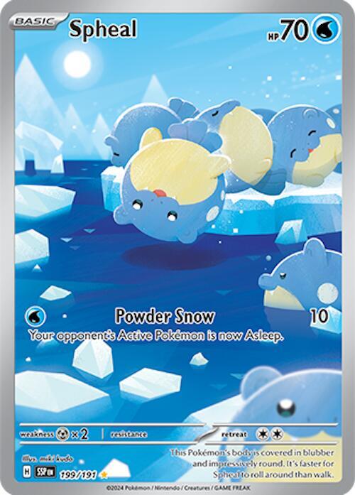 Spheal 199/191 (SV08: Surging Sparks) - Holofoil