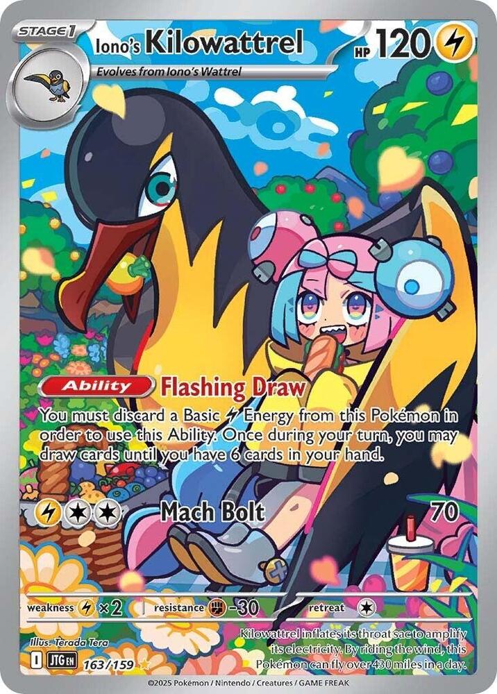 Ionos Kilowattrel 163 159 163/159 (SV09: Journey Together) - Holofoil