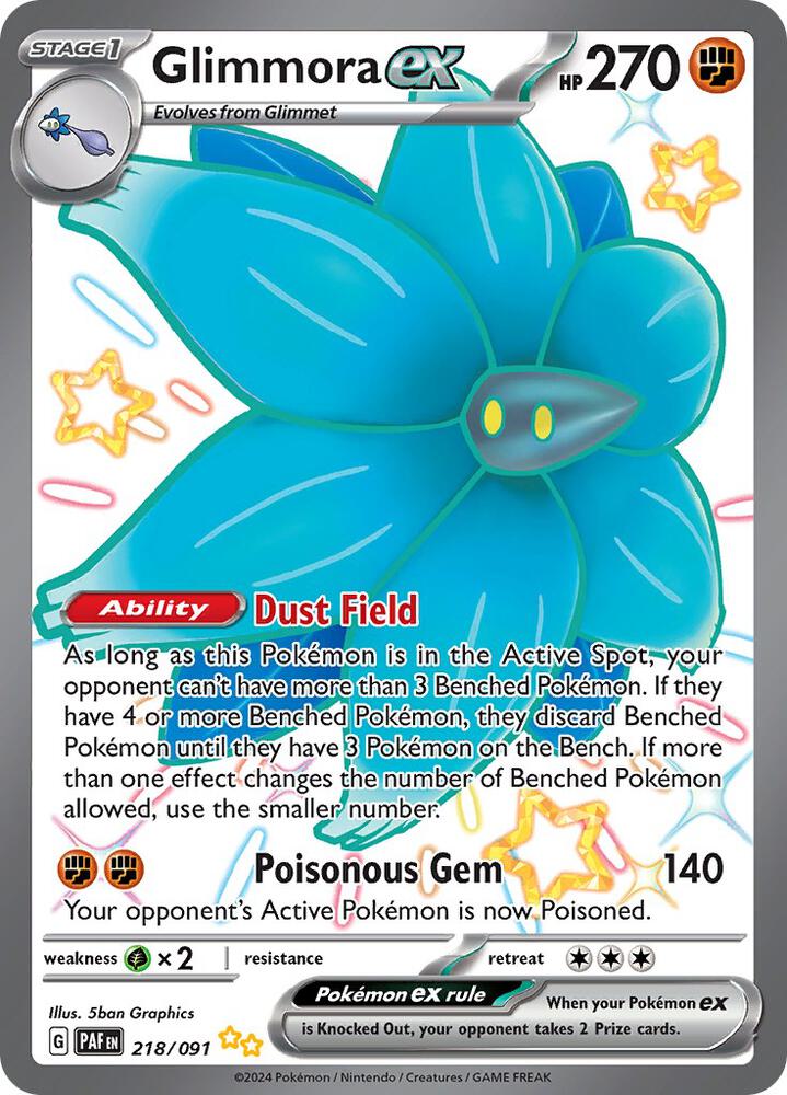 Glimmora ex 218/091 (SV: Paldean Fates) - Holofoil