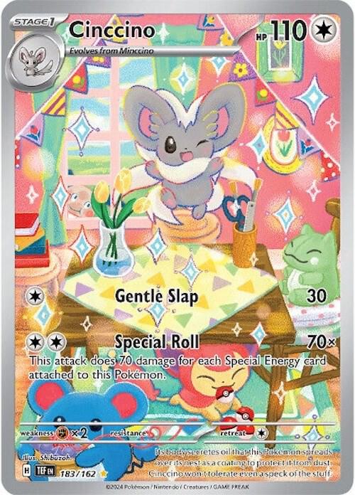 Cinccino 183/162 (SV05: Temporal Forces) - Holofoil