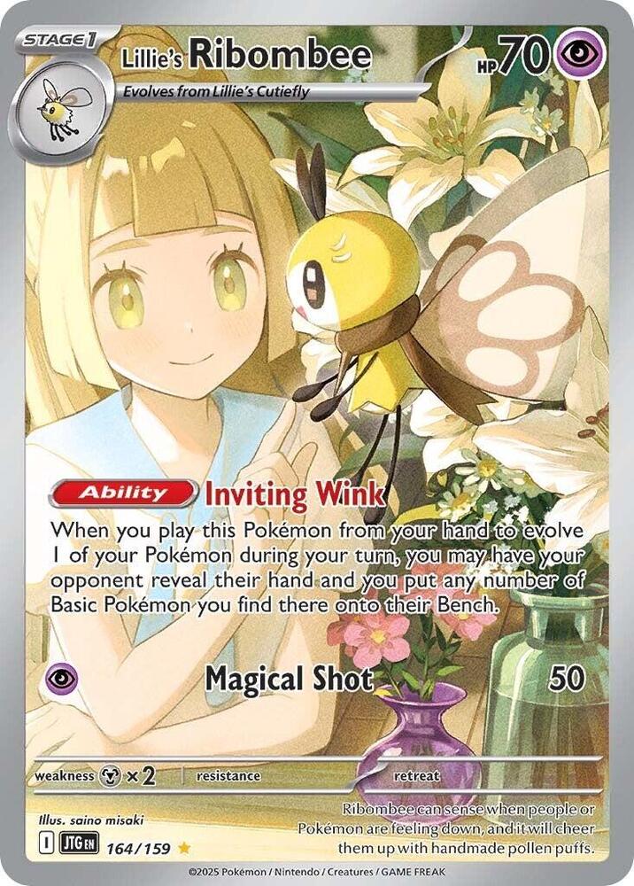 Lillies Ribombee 164 159 164/159 (SV09: Journey Together) - Holofoil