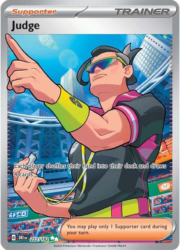Judge 222/182 (SV10: Destined Rivals) - Holofoil
