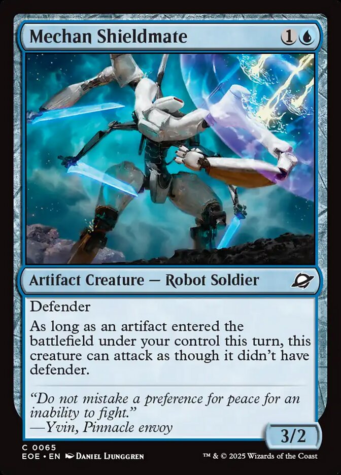 Mechan Shieldmate 65/276 (Edge of Eternities) - Foil