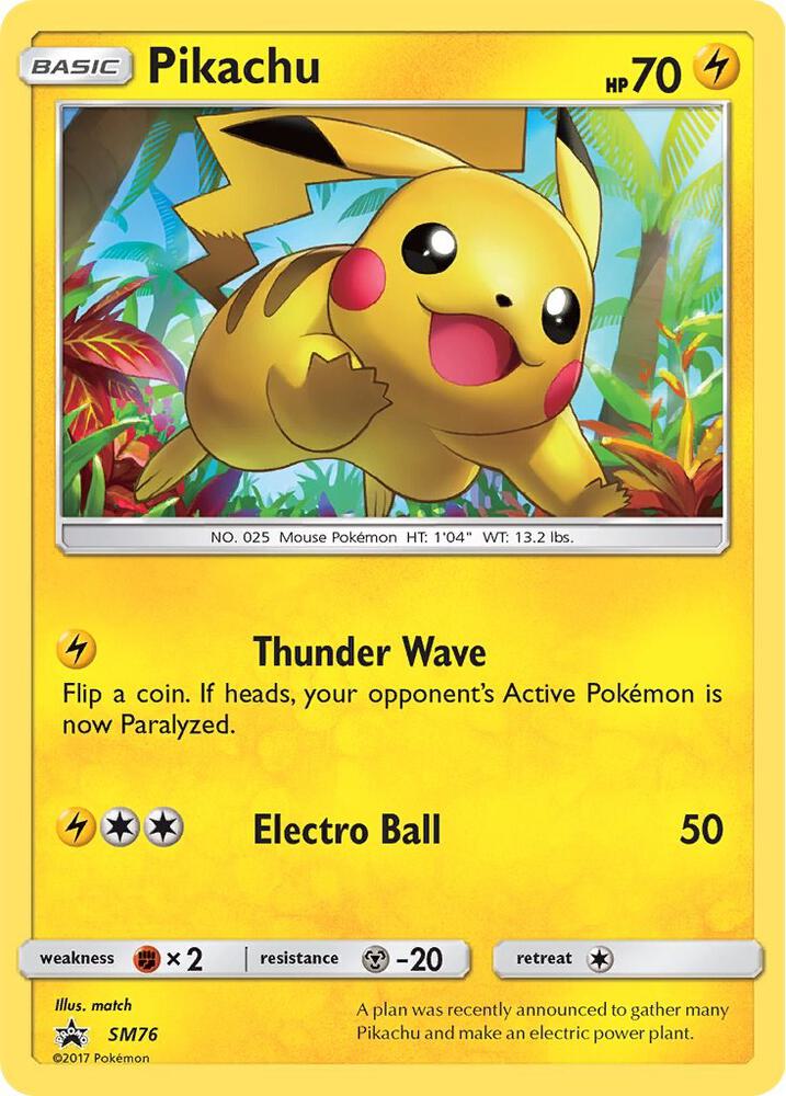 Pikachu SM76 (SM Promos) - Holofoil