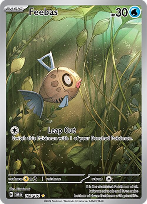 Feebas 198/191 (SV08: Surging Sparks) - Holofoil