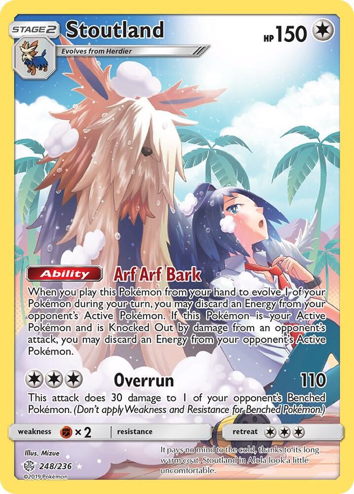Stoutland Secret 248/236 (SM - Cosmic Eclipse) - Holofoil