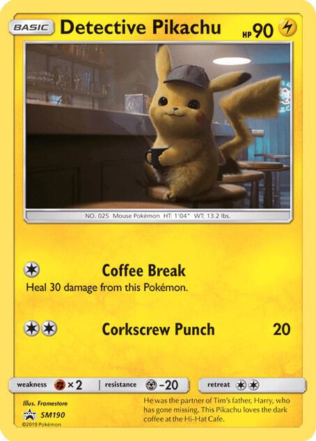 Detective Pikachu SM190 (SM Promos) - Holofoil