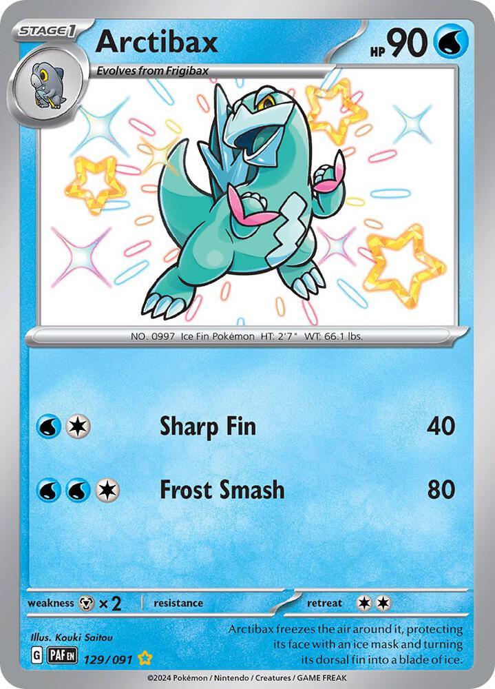 Arctibax 129/091 (SV: Paldean Fates) - Holofoil