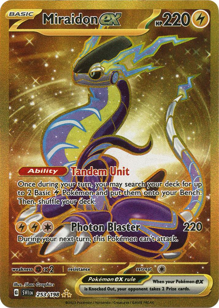 Miraidon ex 253/198 (SV01: Scarlet & Violet Base Set) - Holofoil