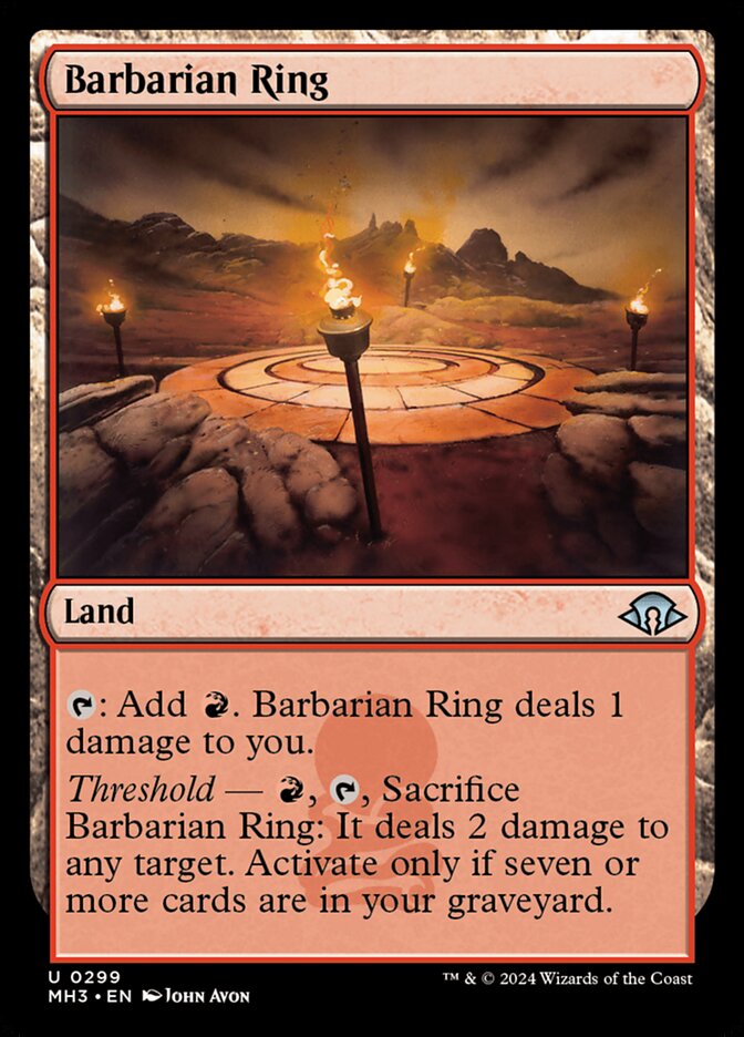 Barbarian Ring 299 (Modern Horizons 3) - Foil