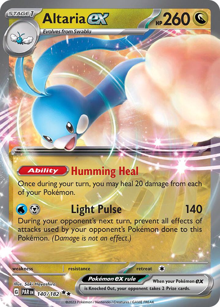 Altaria ex 140/182 (SV04: Paradox Rift) - Holofoil