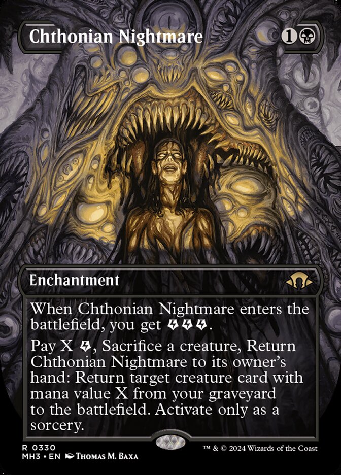 Chthonian Nightmare 330/319 (Modern Horizons 3) - Borderless