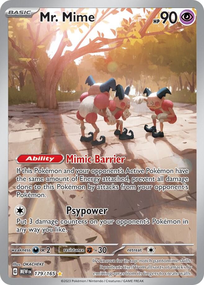 Mr. Mime 179/165 (SV: Scarlet & Violet 151) - Holofoil