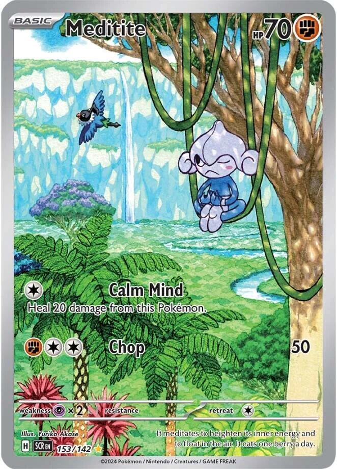 Meditite 153/142 (SV07: Stellar Crown) - Holofoil