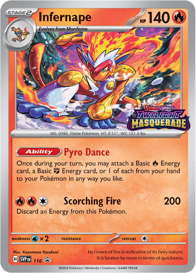 Infernape 116 (SV: Scarlet & Violet Promo Cards) - Holofoil