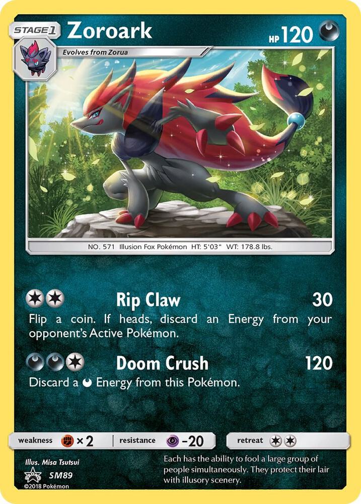 Zoroark SM89 (SM Promos) - Holofoil