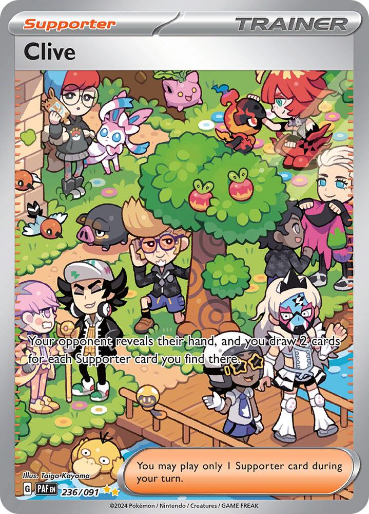 Clive 236/091 (SV: Paldean Fates) - Holofoil