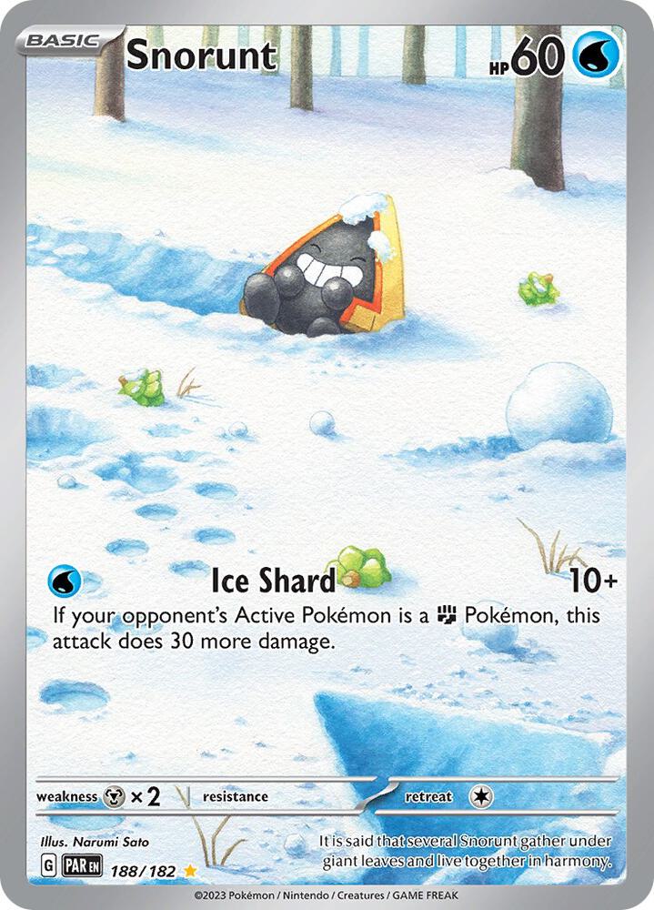 Snorunt 188/182 (SV04: Paradox Rift) - Holofoil