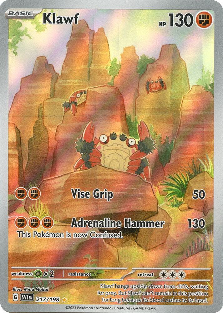 Klawf 217/198 (SV01: Scarlet & Violet Base Set) - Holofoil