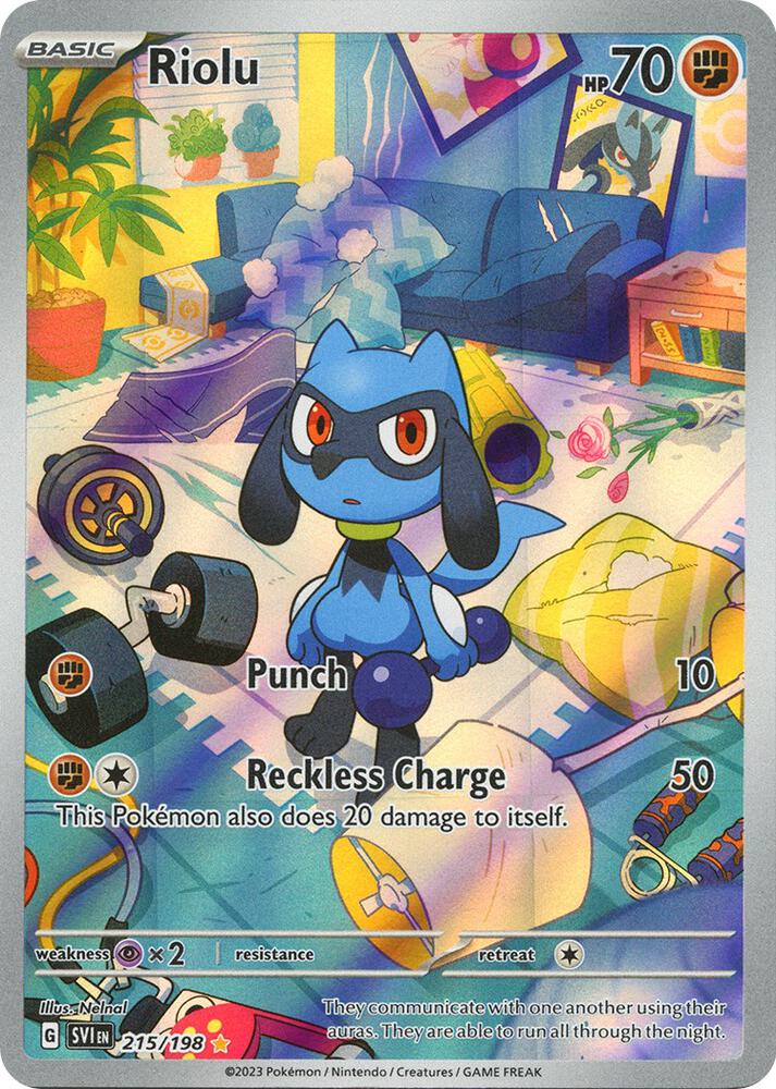 Riolu 215/198 (SV01: Scarlet & Violet Base Set) - Holofoil
