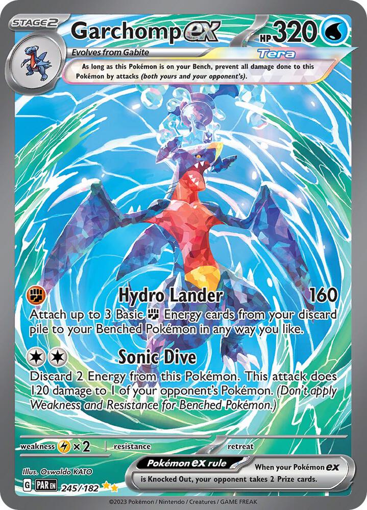Garchomp ex 245/182 (SV04: Paradox Rift) - Holofoil