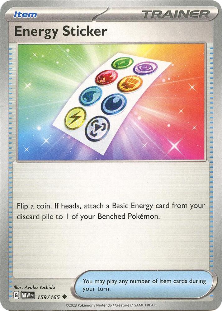 Energy Sticker 159/165 (SV: Scarlet & Violet 151)