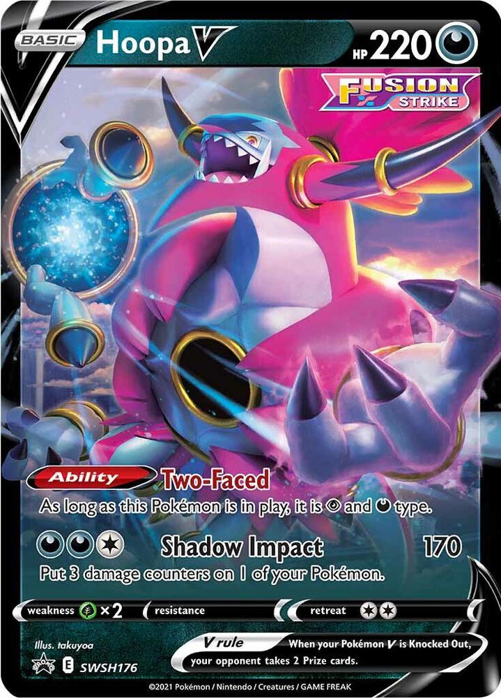 Hoopa V SWSH176 (SWSH: Sword & Shield Promo Cards) - Holofoil