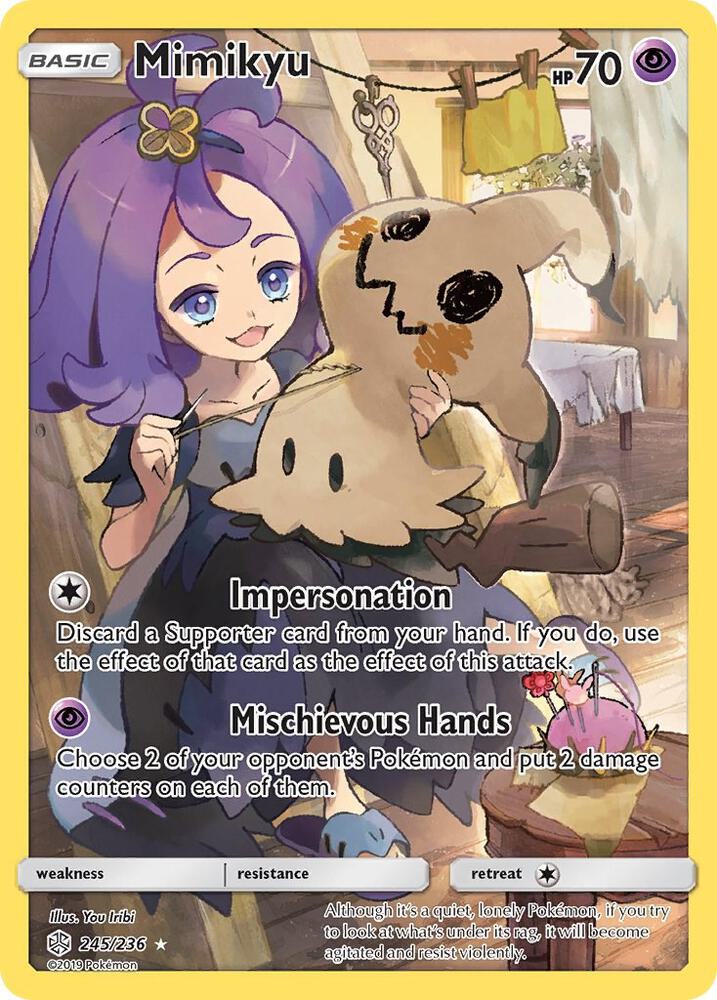 Mimikyu Secret 245/236 (SM - Cosmic Eclipse) - Holofoil