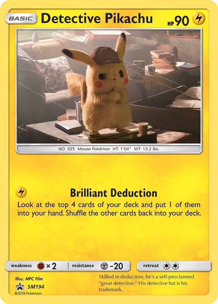 Detective Pikachu SM194 (SM Promos) - Holofoil