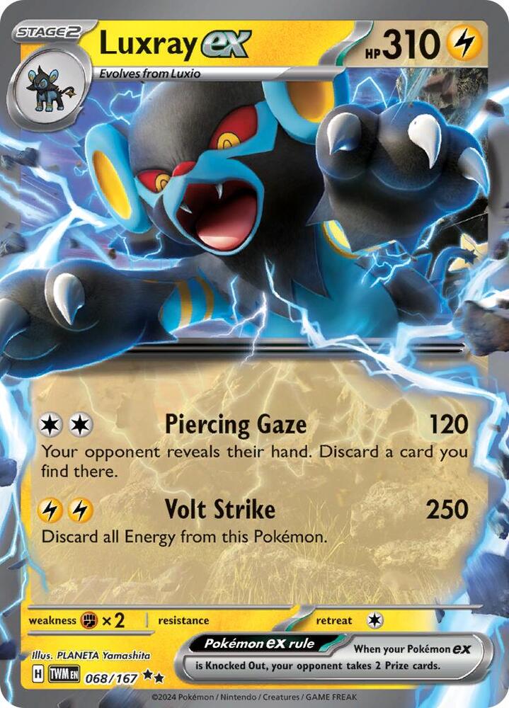 Luxray ex 068/167 (SV06: Twilight Masquerade) - Holofoil