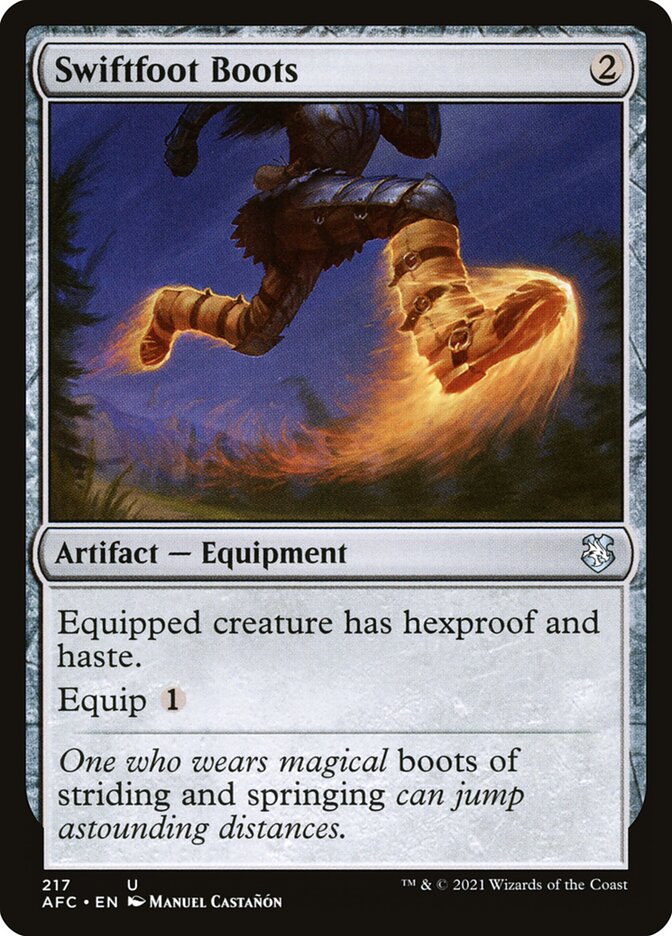 Swiftfoot Boots 217/62 (Commander: Adventures in the Forgotten Realms)