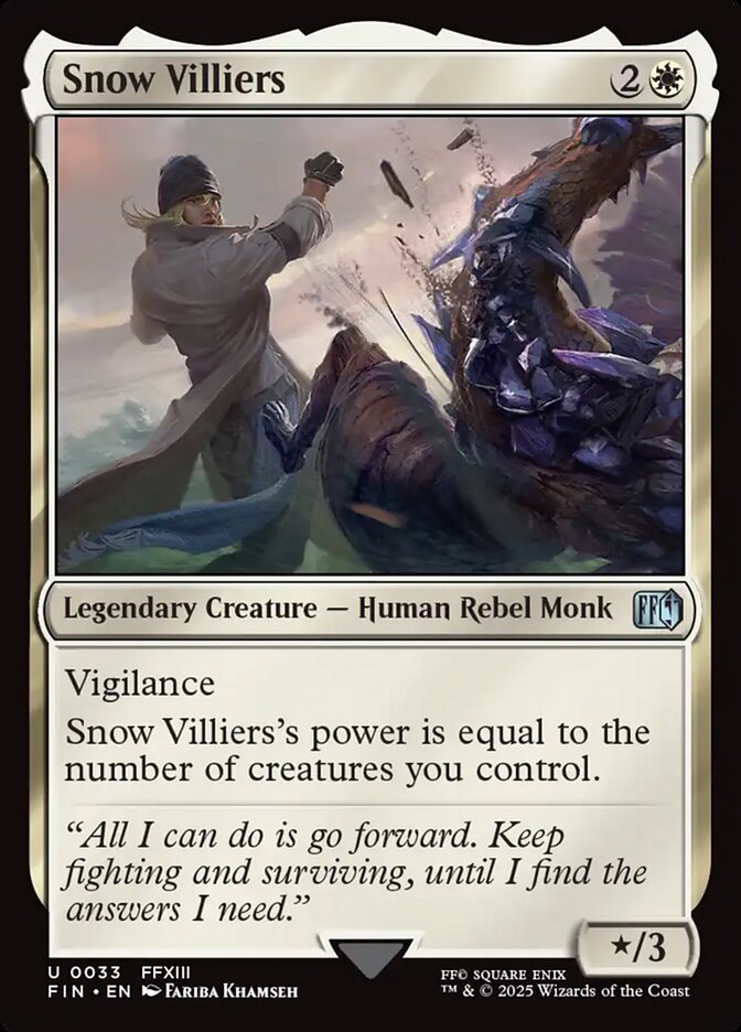 Snow Villiers 33/309 (FINAL FANTASY)