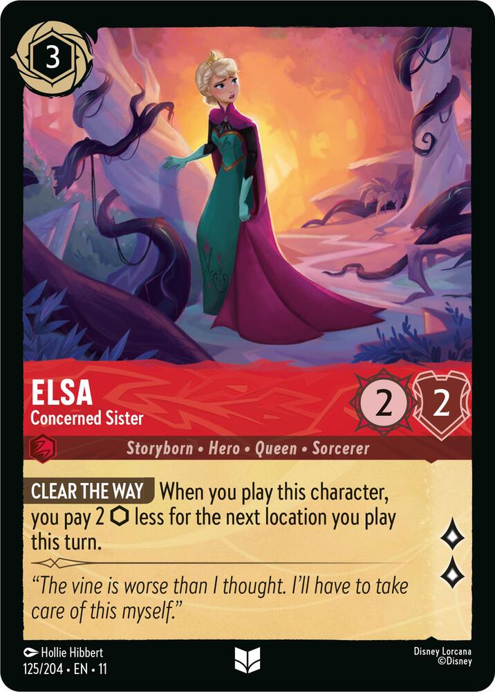 Elsa, Concerned Sister 125/204 (Winterspell)