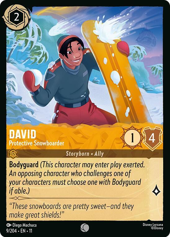 David, Protective Snowboarder 9/204 (Winterspell)
