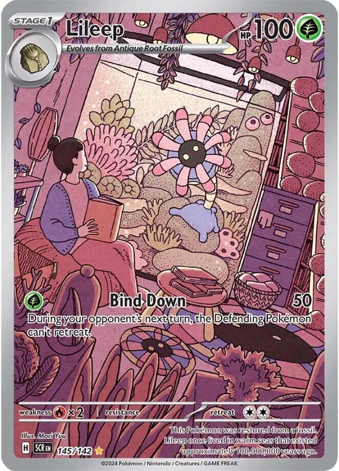 Lileep 145/142 (SV07: Stellar Crown) - Holofoil