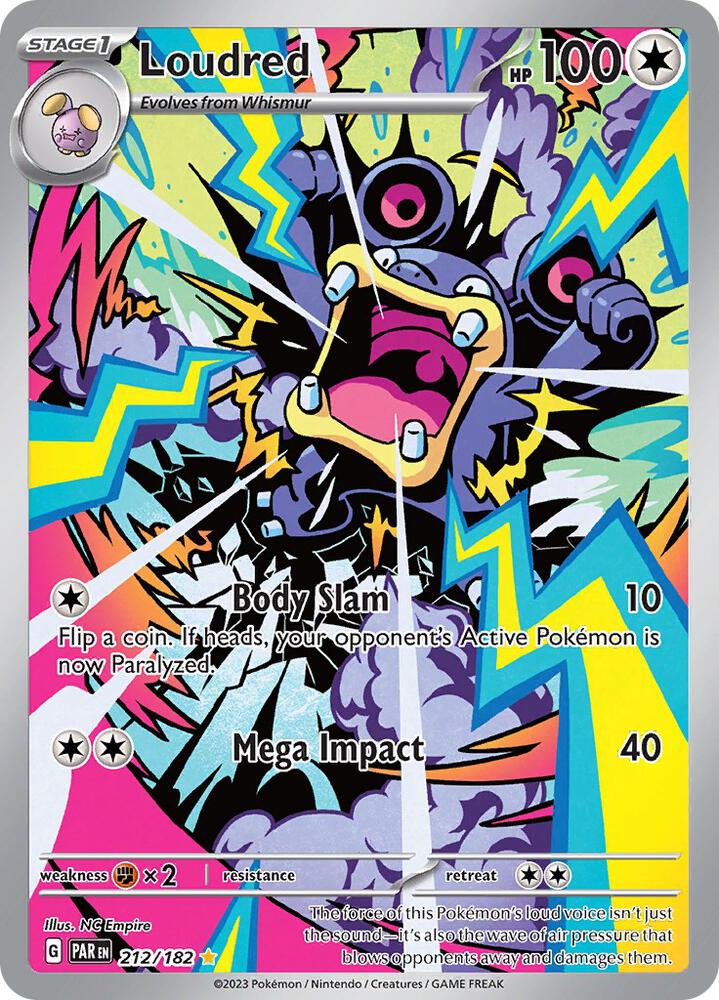 Loudred 212/182 (SV04: Paradox Rift) - Holofoil