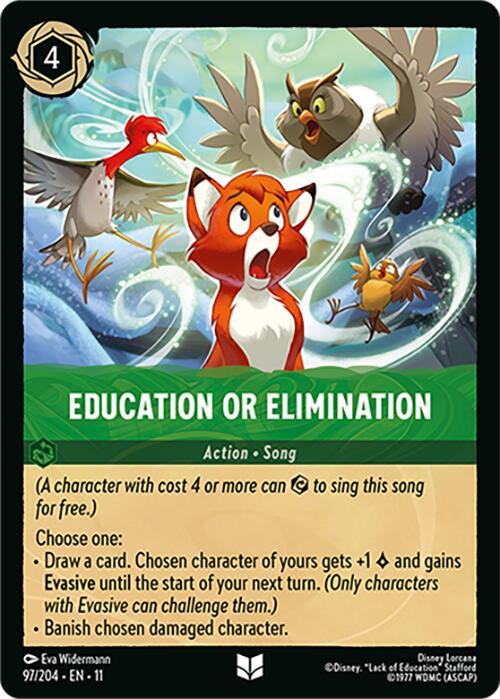 Education or Elimination 97/204 ()