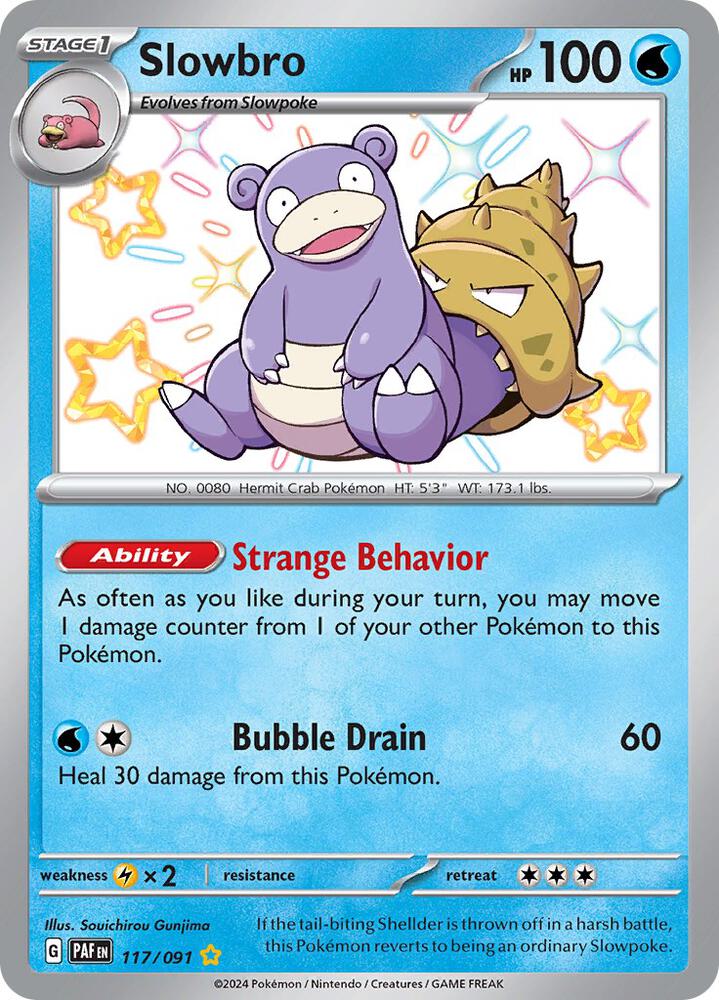 Slowbro 117/091 (SV: Paldean Fates) - Holofoil