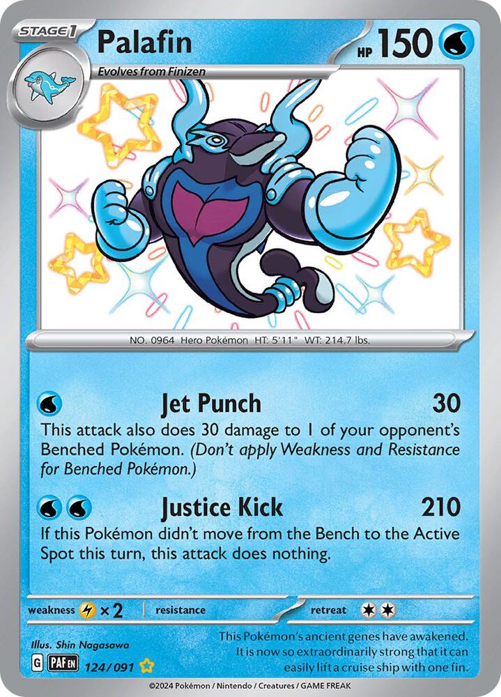 Palafin 124/091 (SV: Paldean Fates) - Holofoil