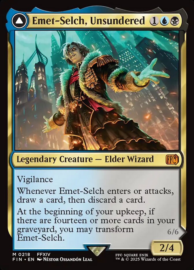 Emet-Selch, Unsundered // Hades, Sorcerer of Eld 218 (FINAL FANTASY)