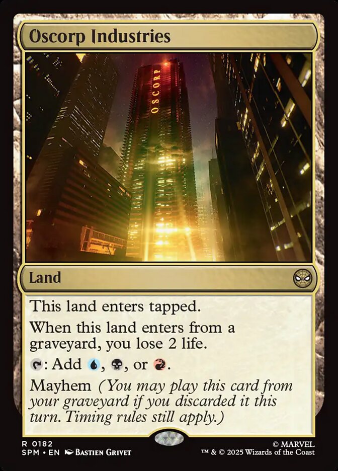 Oscorp Industries 182/198 (Marvel's Spider-Man)