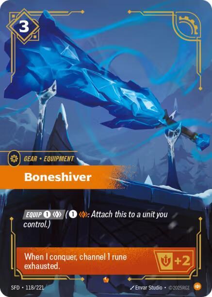 Boneshiver 118/221 (Spiritforged) - Foil