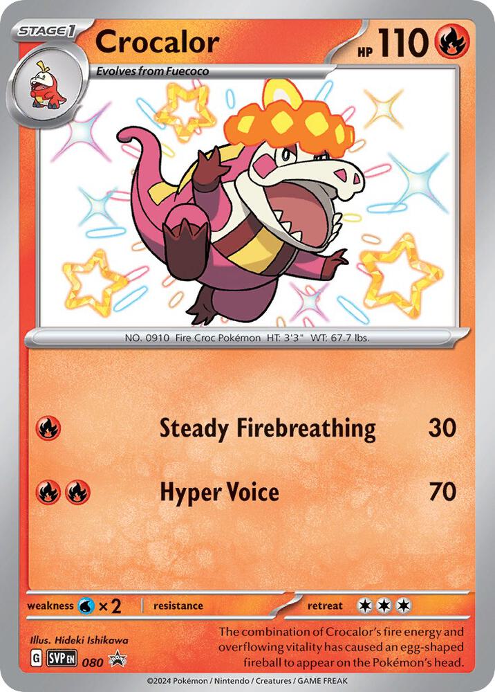 Crocalor 080 (SV: Scarlet & Violet Promo Cards) - Holofoil