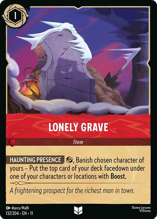 Lonely Grave 132/204 (Winterspell) - Cold Foil