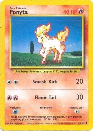 Ponyta 060/102 (Base Set) - Unlimited Normal
