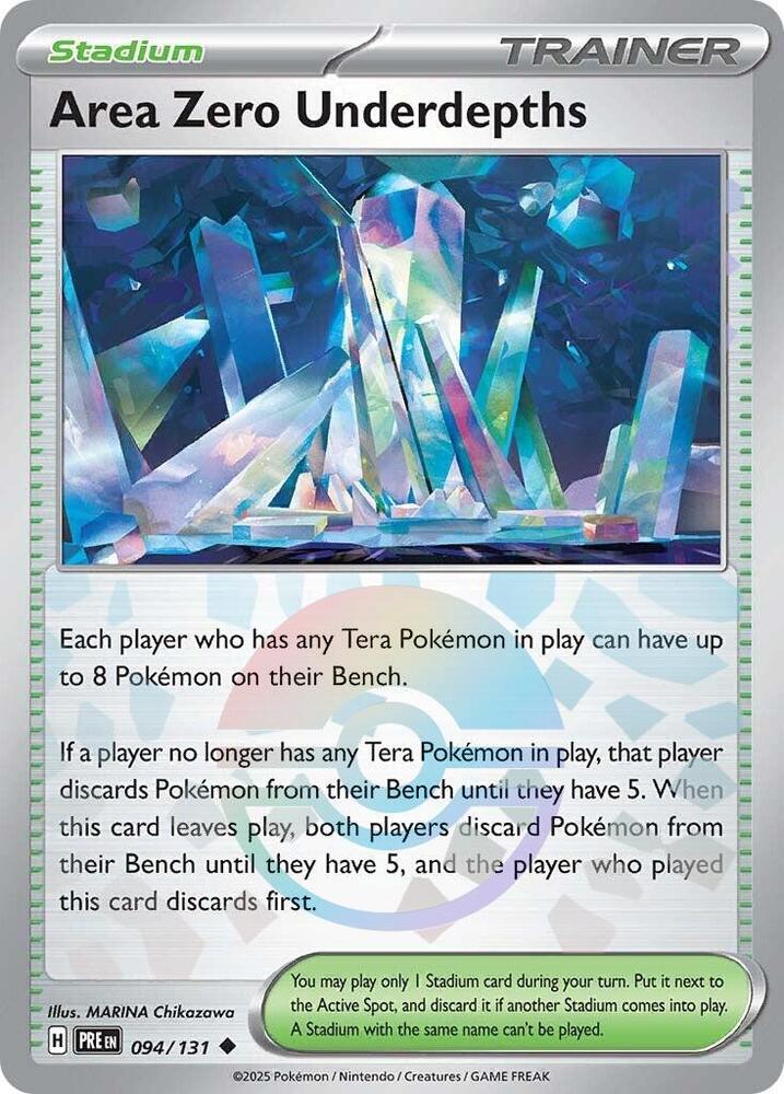 Area Zero Underdepths 094/131 (SV: Prismatic Evolutions) - Poke Ball Holofoil