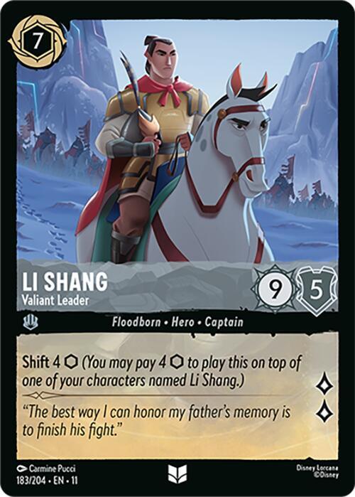 Li Shang, Valiant Leader 183/204 ()