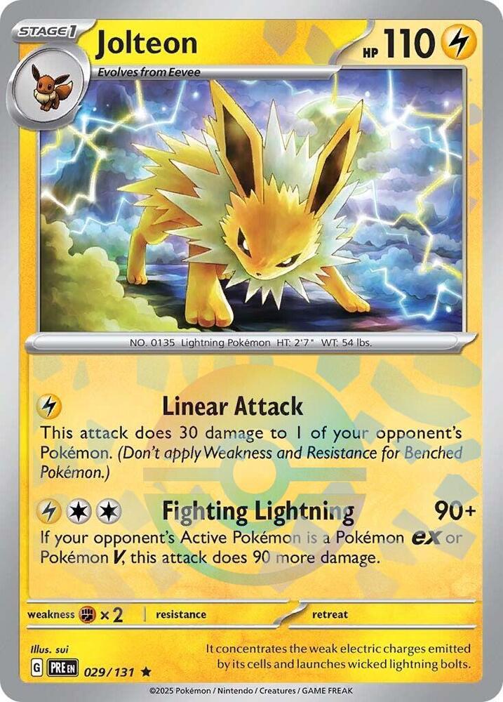 Jolteon 029/131 (SV: Prismatic Evolutions) - Poke Ball Holofoil