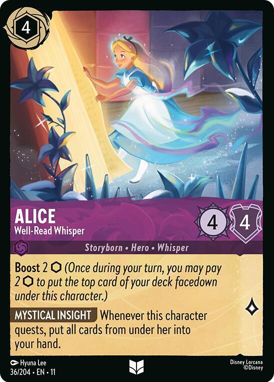 Alice, Well Read Whisper 36/204 (Winterspell)
